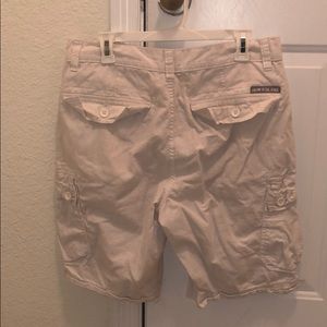 Men’s White Cargo Shorts